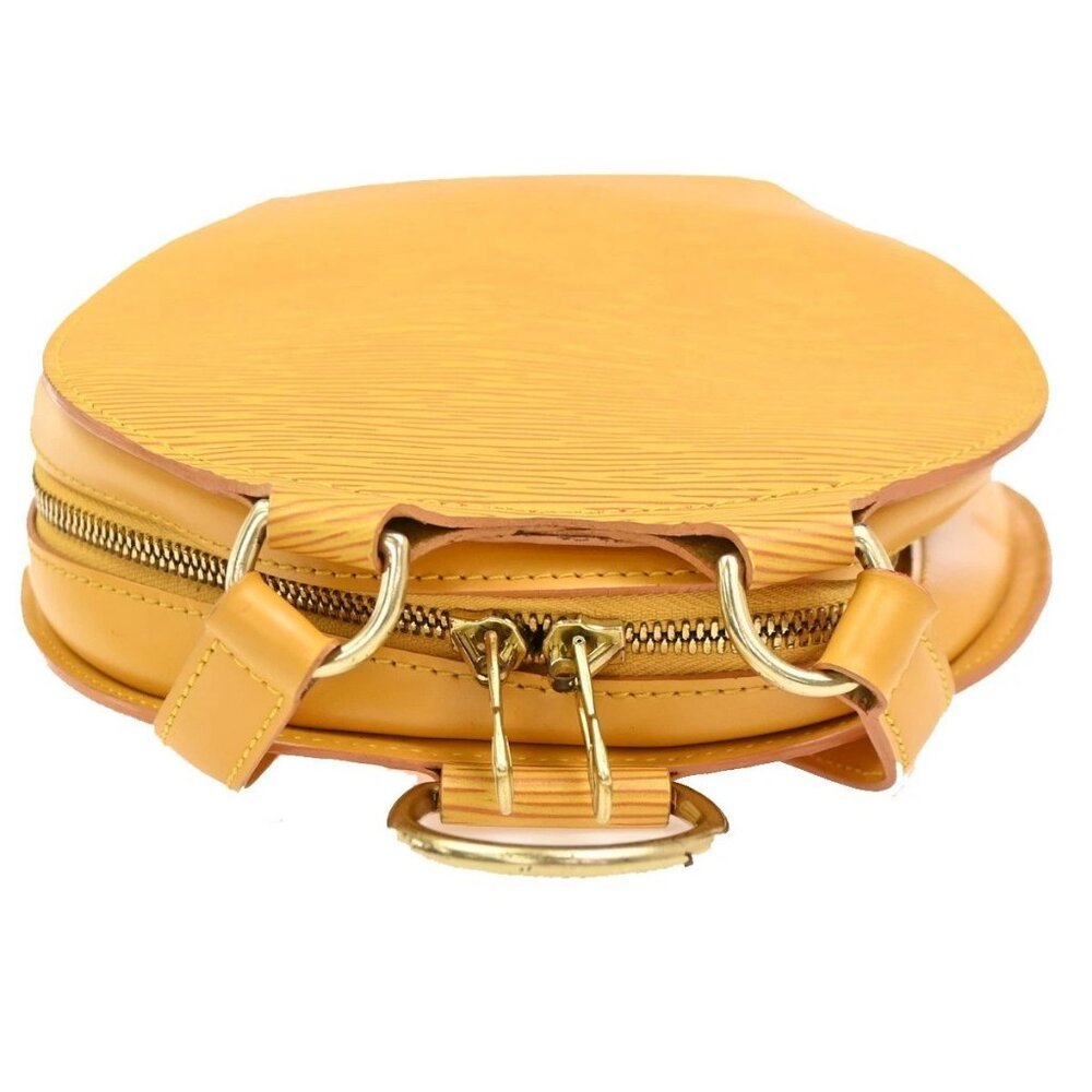 LOUIS VUITTON Logo Mabillon Backpack Bag Epi leather Yellow GHW M52239 82KC352 - Picture 5 of 15